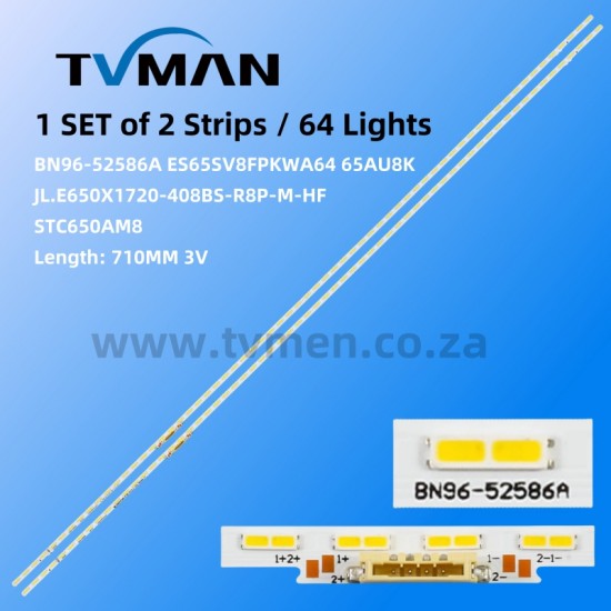 APPLICABLE SAMSUNG 65AU8K UA65AU8000 UE65AU8000 TV LED BLACKLIGHT BN96-52586A