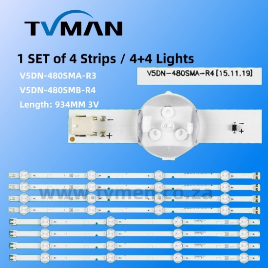 APPLICABLE SAMSUNG UA48J52000 LED LIGHT  2015 SVS48 FCOM FHD DOE A LM41-00149A 48INCH  8LED 3V