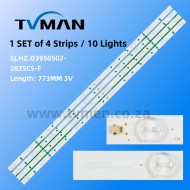 SJ.HZ.D3950502 -2835CS-F 39INCH 10LED 3V,Parallel circuits , Total 15V