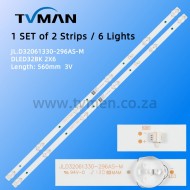 32V4 32C4  JL.D32061330-296AS-M DLED32BK 32INCH 6LED 3V
