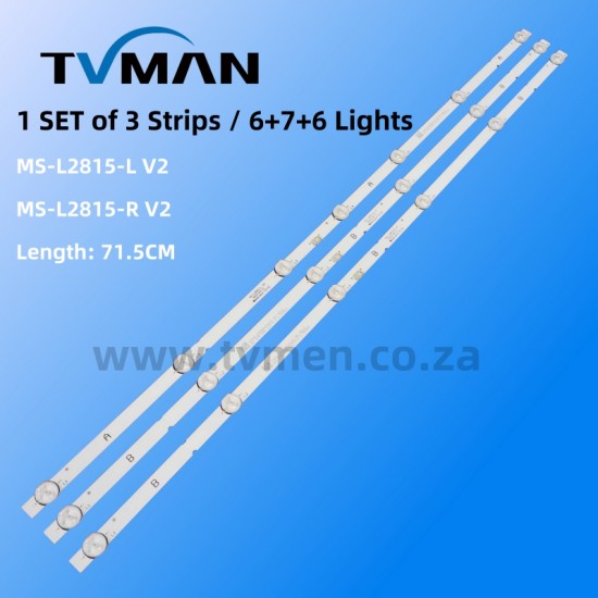 APPLICABLE SKYWORTH 40E20S LED STRIPS  MS-L2815-R/L V2 SDL400FY V400HJ9-PE1 40INCH 3V
