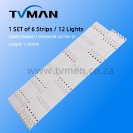 APPLICABLE SINOTEC STL-55N86  LED STRIPS 303WY550031/32 0Y55D12R-ZC1FG-01 55INCH 12LED  3V
