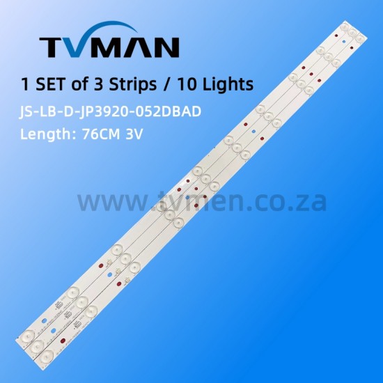 LED39C310A D39-2000 JS-LB-D-JP3920-052DBA 39INCH 39INCH 10LED 3V
