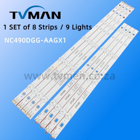 APPLICABLE LG 49LX300C-CA LED STRIPS Innotek Direct 49inch FHD NC490DGG-AAGX1 49INCH 9LED 3V
