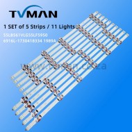APPLICABLE LG 55LB561V 55LF5950 LED STRIPS 6916L-1730A 1833A 1989A 2232 55INCH 11LED 3V