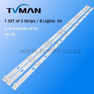 JS-D-JP395DM-A81EC B82EC E395DM1000 D40-M30 40BF400 40INCH 8LED 6V