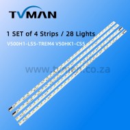 SINOTEC STL-50ME82 LED STRIPS V500H1-LS5-TREM4 50INCH 28LED 42V