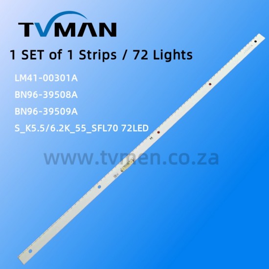 APPLICABLE SAMSUNG UA55KC20SAJXXZ LED STRIPS V6EY_550SMO_72LED_R4 BN95-03511A 55INCH 72LED 3V