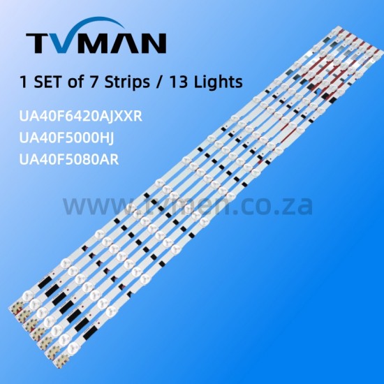 APPLICABLE SAMSUNG UE40F6770 UE40F6650 UE40F6645 D2GE-400SCA-R3 40INCH 13LED 3V