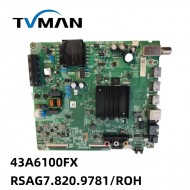  43A6100FX RSAG7.820.9781/ROH HISENSE 43INCH MAIN BOARD