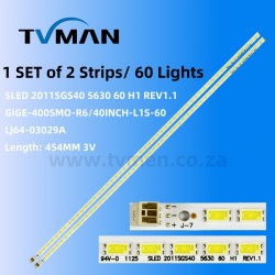 UNIVERSAL LED STRIPS  L40E5200BE  SLED 2011SGS40 5630 60 H1 REV1.1