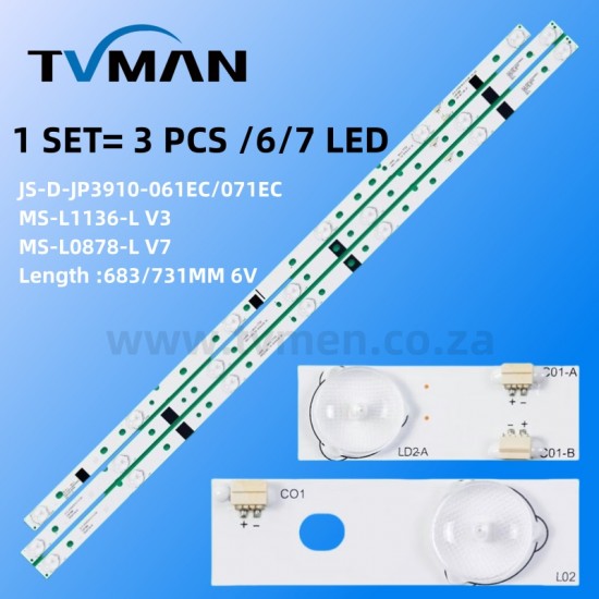 UNIVERSAL LED STRIPS LED39C310B/A  JS-D-JP3920-071EC E39F2000 MCPCB