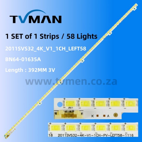 APPLICABLE SAMSUNG LEDTV  BLACKLIGHT UA32D4003B  BN64-01635A 2011SVS32-4K-V1-1CH