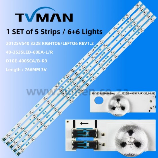 APPLICABLE SAMSUNG LED TV STIPS UA40EH5300W/UE40EH5000/EH6030  D1GE-400SCA\B-R3