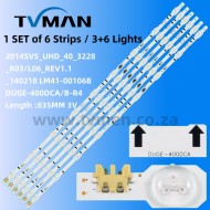 APPLICABLE 40 INCH SAMSUNG UA40HU5920J DUGE-400DCA-R4/R3/400DCB-R3 /R4 LED灯