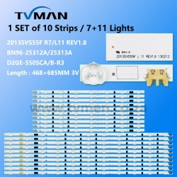 APPLICABLE SAMSUNG LED BACKLIGHT UA55F6300AJXXR 55F6800AJ HG55AB690QJXXR 2013SVS55