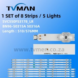 APPLICABLE SAMSUNG TV LED BACKLIGHT UA55TU8000J LM41-00871A LM41-00872A
