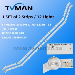 APPLICABLE SAMSUNG TV LED STRIPS UE32H5303AK BN96-28763A D3GE-320SM1-R2 2013SVS32