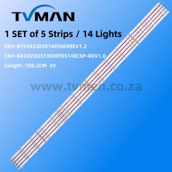 CRH-BT55X330301405069REV1.2 APPLICABLE HISENSE 55 INCH LED STRIPS  14LED 3V