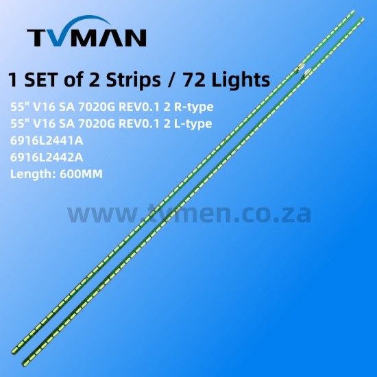 APPLICABLE LG55H850V LED TV STRIPS 6922l-0192A 6916L2442A 2441A 55 V16 AS1