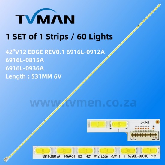 42 V12 Edge REV1.1 6920l-0001C 6916L0912A 42 inch 