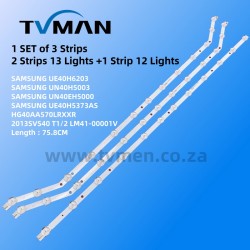 Applicable Samsung UA40EH5000RXRQ led light D3GE-400SMA-R2/R3 SMB BN96-28767B