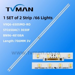 Applicable Samsung TV LED BLACKLIGHT QA65Q60RAJXXZ/ARAJXXZ LM41-00771A 00717A 16157A 66LED 3V