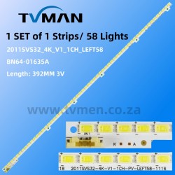 Applicable Samsung LED TV STRIPS UA32D4000N  BN64-01635A 2011SVS32-4K-V1-1CH 58LED 3V