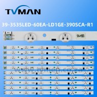 Applicable Samsung TV LED BLACKLIGHT UA39EH5003R 39-3535LED-60EA-L/R D1GE-390SCA/B-R1 39INCH 12LED 3V