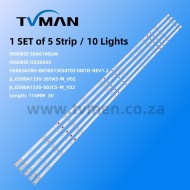 APPLICABLE HISENSE HZ58A55 58V1A 58B7200UW LED STRIPS JL.D580A1330-365AS-M-V0.2 58INCH 10LED 3V