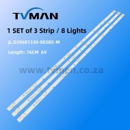APPLICABLE HISENSE HX40N2176F LED LIGHT JL.D39681330-003BS-M 1171297 40INCH 8LED 6V
