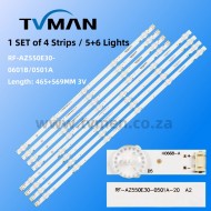 APPLICABLE LG 55UJ6200-U LED LIGHT RF-AZ550E30-0601B-12/0501A-12 YAL13-005