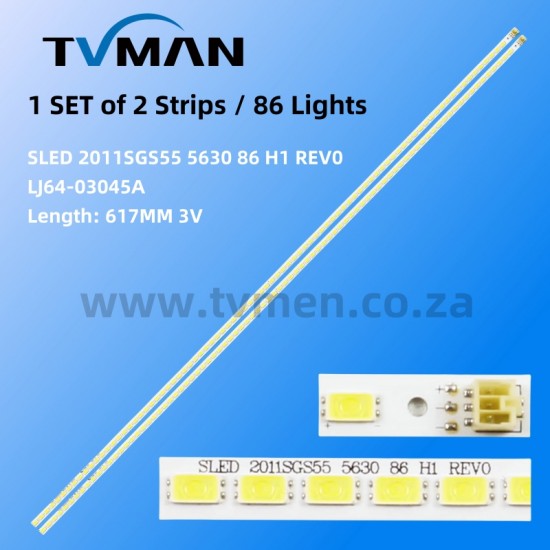 L55E5200BE L55P7200-3D LED STRIPS LJ64-03045A SLED2011SGS55