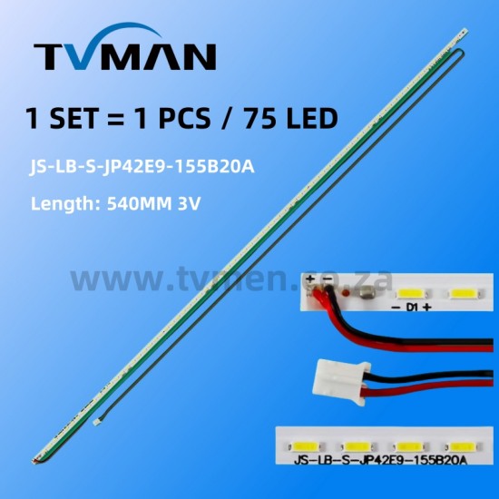 42S500 / 42S200 42s300 LED STRIPS JS-LB-S-JP42E9-155B20A 42 INCH 75LED 3V