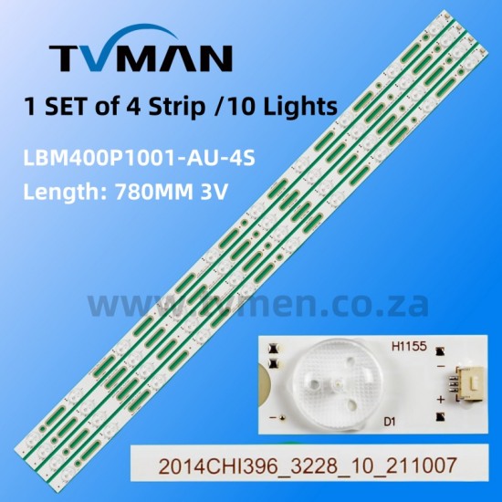 APPLICABLE HISENSE LED40K1800/EC290N/K188/EC191D LED BLACKLIGHT  JL.D40A1330-03CS-F 40INCH 8LED 3V