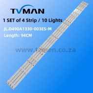 APPLICABLE HISENSE LED49N2600/3000U LED49EC350A LED STRIPS JL.D490A1330-003BS-M 49INCH 10LED 3V
