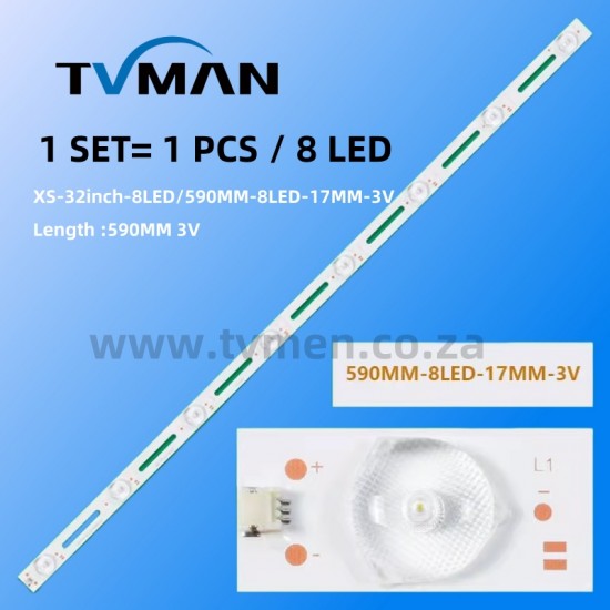 UNIVERSAL 32INCH 8LED 3V