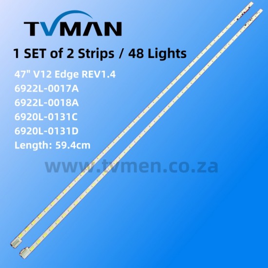 LED47K560NX3D LED47K580X3D LED STRIPS 6920L-0131C/D