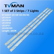 SINOTEC STL-32VN80D 303WY320031 532WY315M08 OY32D07-ZC21F-05 7LED 3V
