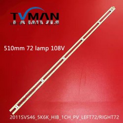 Samsung UA46D5000PR Light Bar 2011SVS46_5K6K_H1B_1CH 2x72 Backlight BN64-0164