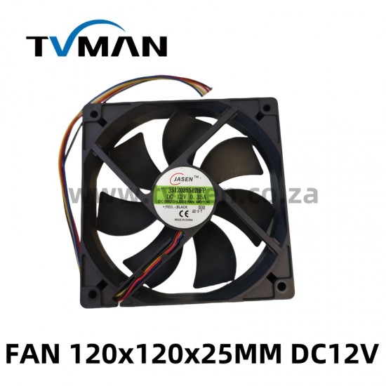 FAN 120x120x25MM DC12V