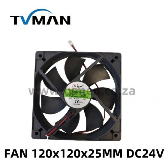 FAN 120x120x25MM DC24V