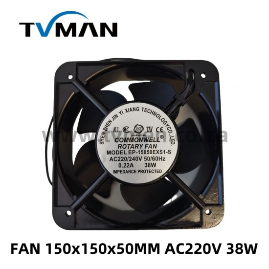 FAN 150x150x50MM AC220V 38W