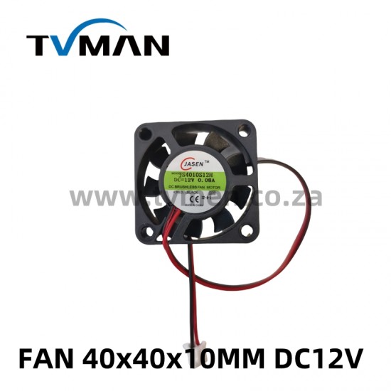 FAN 40x40x10MM DC12V