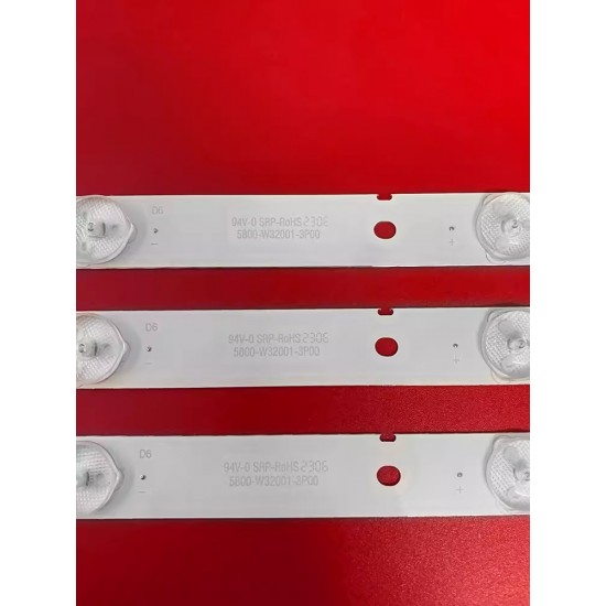 Applicable to Skyworth 32E3000 32X3 light strip 5800-W32001-3P00 05-20024A-04A 7 light 3V
