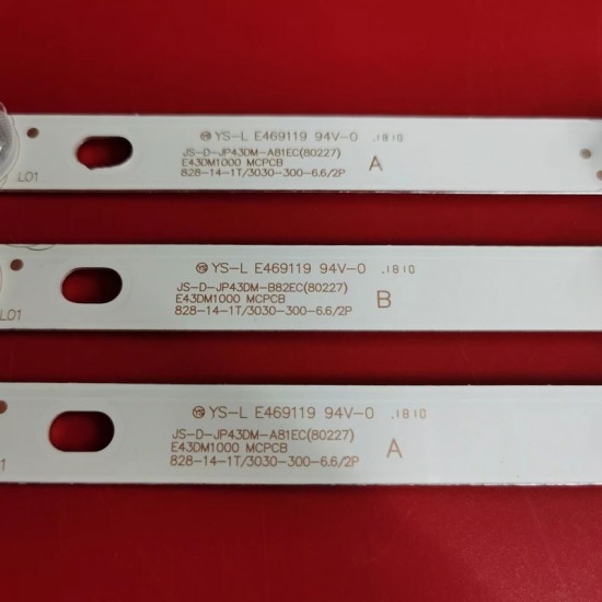 LG 75UM7100PCA 75UK65 LCD backlight strip SSC-TRIDENT-75UK65 11 lights 5 strips