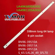 Applicable Samsung UA49KC20SAJXXZ light strip LM41-00300A BN96-39510A 39511A 39512A