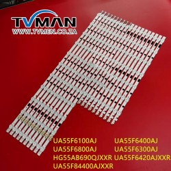 Applicable to Samsung UA55F6400AJXXR light strip SAMSUNG 2013SVS55F L11/R 7 LCD LED