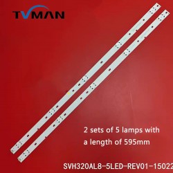 Hisense LED32EC260JD 32K20JD light strip SVH320AGB/SVH320AH2 backlight 5 lights