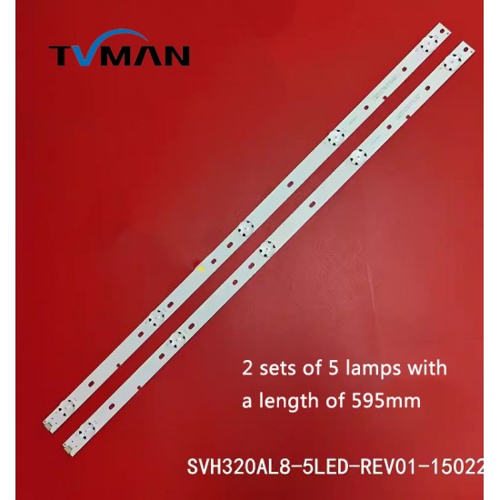 Hisense LED32EC260JD 32K20JD light strip SVH320AGB/SVH320AH2 backlight 5 lights